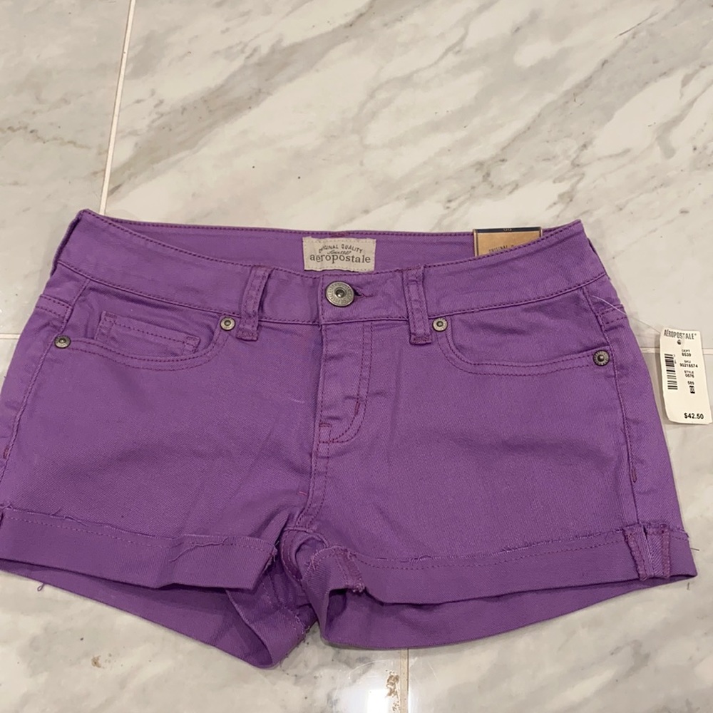 Aeropostale purple shorts. Size 00